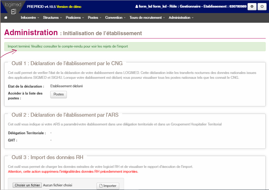 V4.10 - EPS - Initialisation - 4 - Initialisation des praticiens - 3 - Outil 3 import RH terminé.jpg