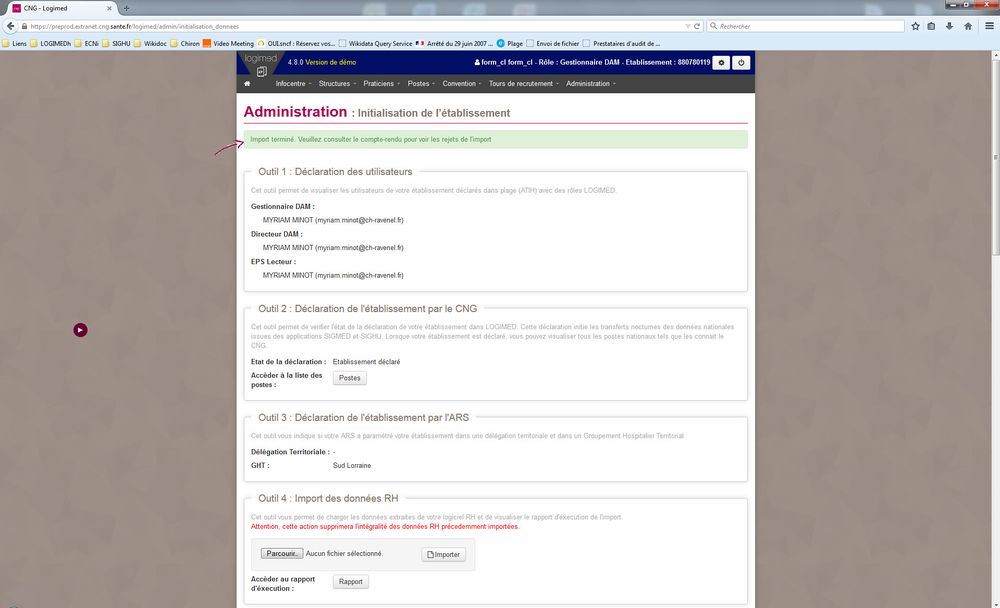 V4.8 - EPS - Initialisation - 4 - Initialisation des praticiens - 3 - Outil 4 import RH terminé.jpg