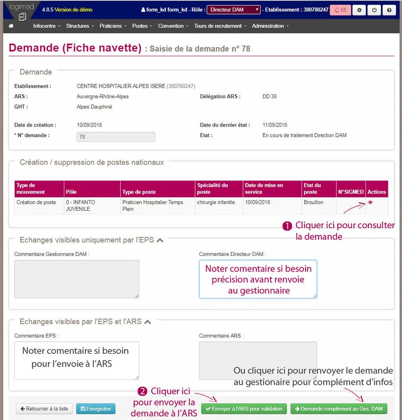 V4.8 - EPS - Module Workflow - 2 - Workflow postes nationaux - 9 - Validation DAM ou renvoie au gestionnaire.jpg