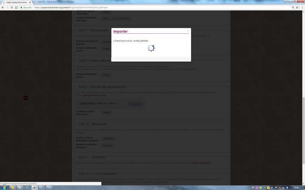 V4.8 - EPS - Initialisation - 3 - Initialisation des postes - 3b - Import en cours.jpg
