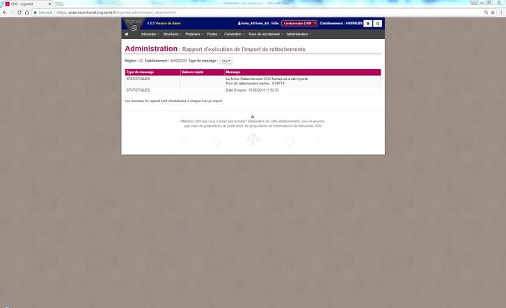 V4.8 - EPS - Initialisation - 3 - Initialisation des postes - 5 - Rapport Import fichier rattachement validé.jpg
