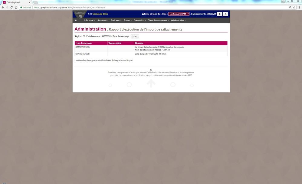 V4.8 - EPS - Initialisation - 3 - Initialisation des postes - 5 - Rapport Import fichier rattachement validé.jpg